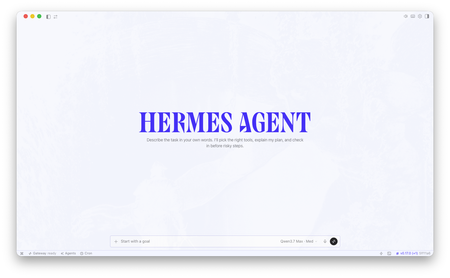 Hermes Agent interface